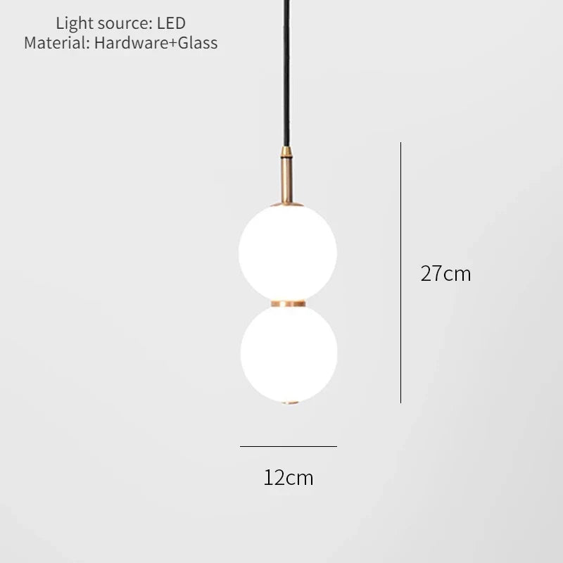 lustre moderne en verre pour éclairage intérieur élégant
