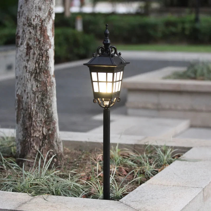Lampe à gazon extérieure en aluminium porche jardin étanche réglable parc décoration cour pelouse paysage IP54 lumières pelouse lumière