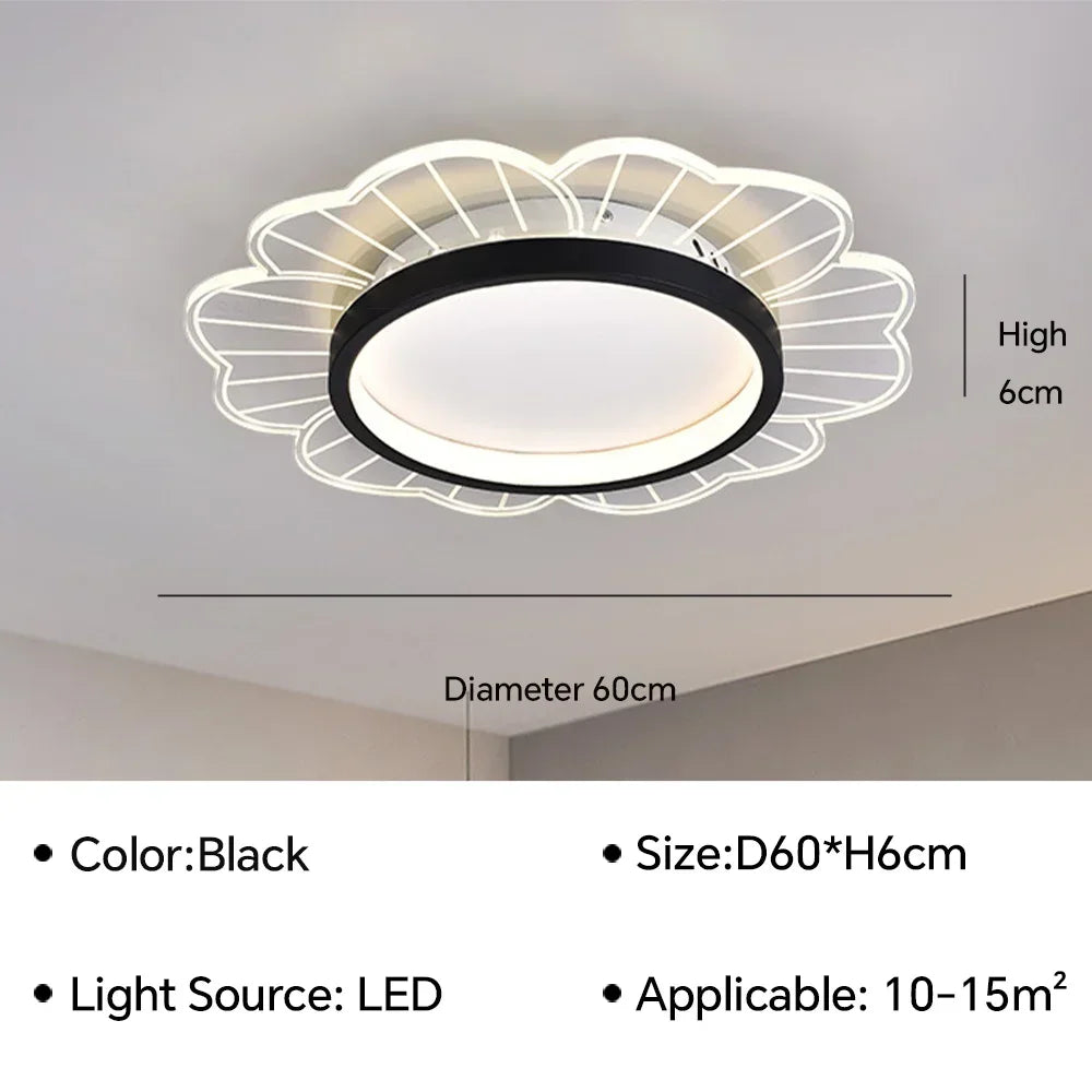 lustre moderne à leds pour décoration intérieure élégante