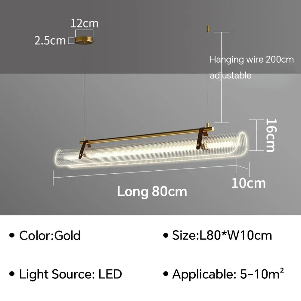 suspension LED design moderne pour divers espaces