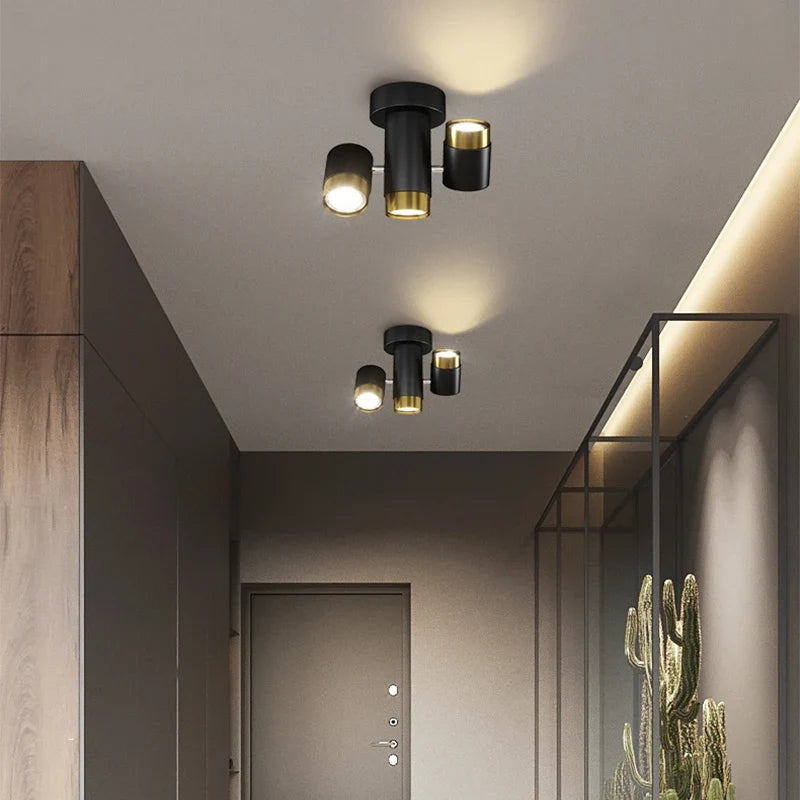 Plafonnier LED nordique éclairage intérieur spot vestiaire chambre salon couloir cuisine décoration de la maison plafonniers