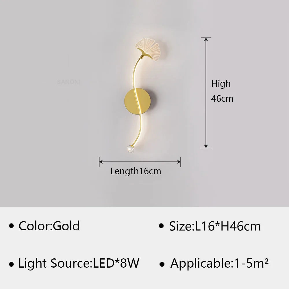 applique murale led moderne pour décoration intérieure élégante
