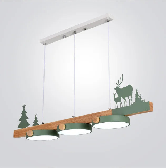 Lustre de style scandinave suspension LED lumières bar restaurant suspension lampe salle intérieure plafond lustre usine en gros