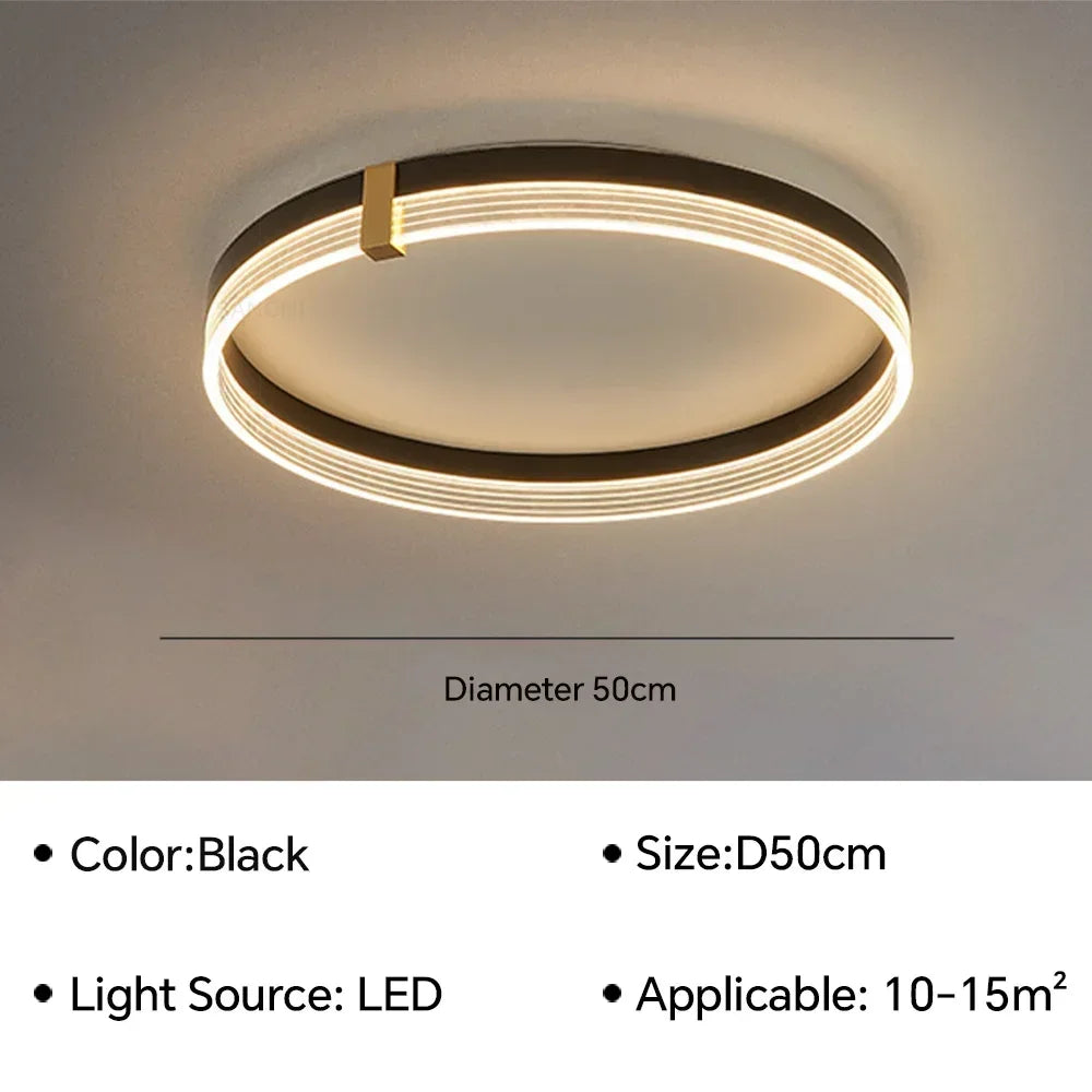 lustre moderne à leds pour intérieur décoration maison