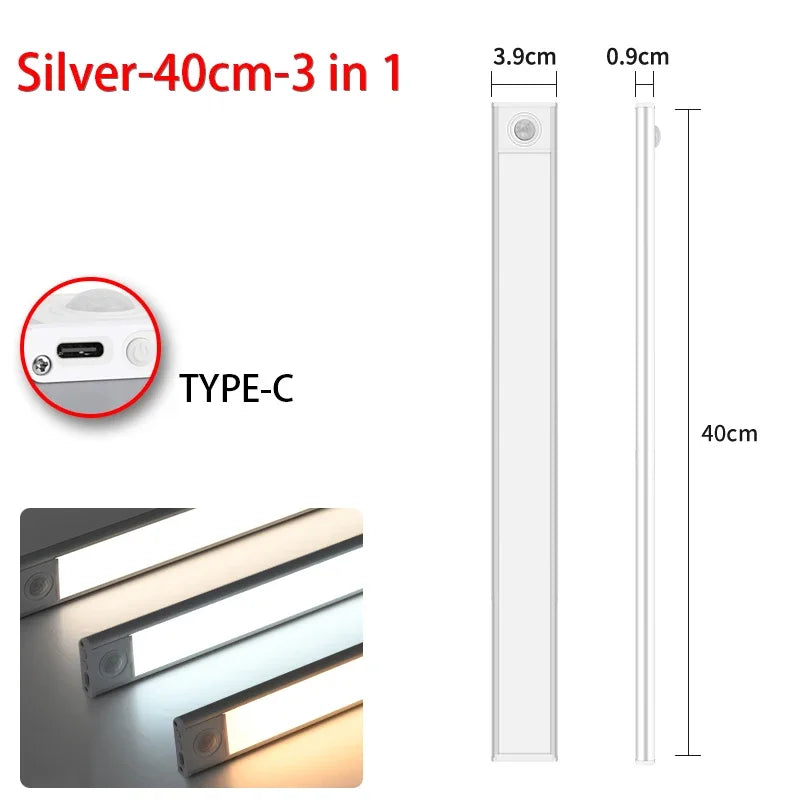 Lumières LED Ultra fines avec capteur de mouvement