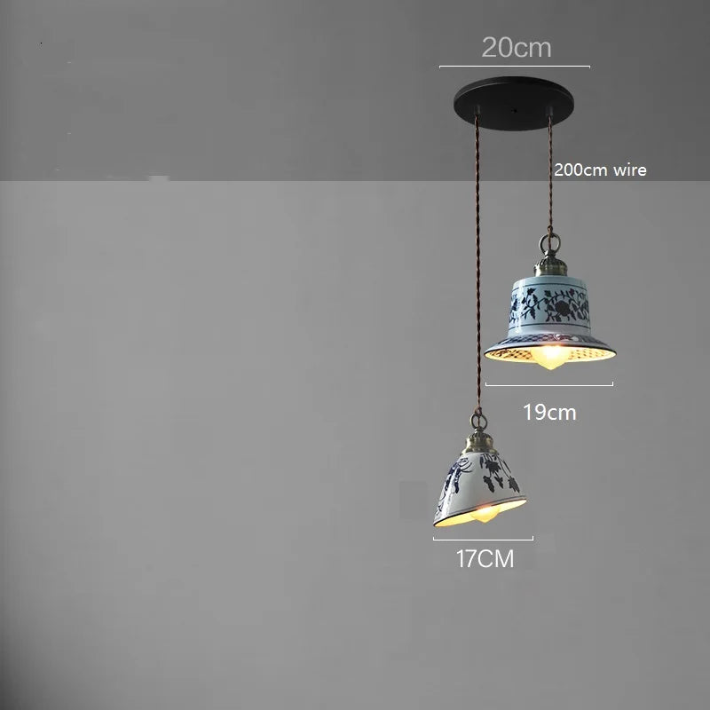 suspension led moderne en céramique pour intérieur maison