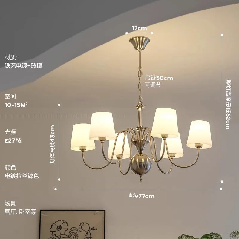 lustre rétro français style bauhaus pour décoration élégante