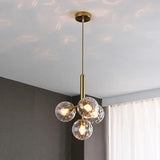 suspension moderne en verre pour décor intérieur élégant