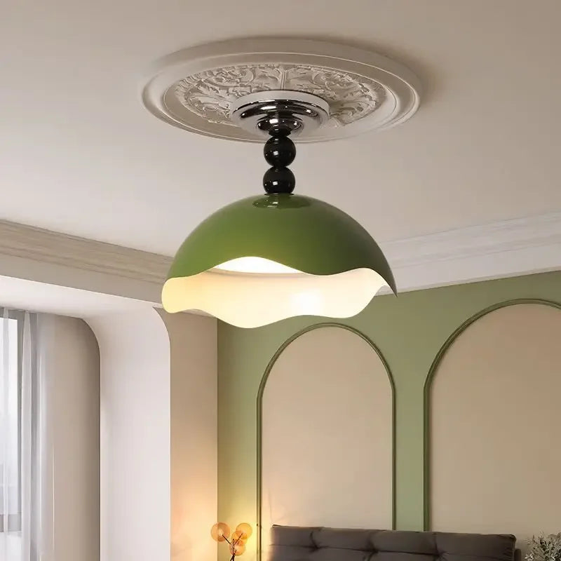 plafonnier nordique créatif à led avec télécommande et luminosité réglable
