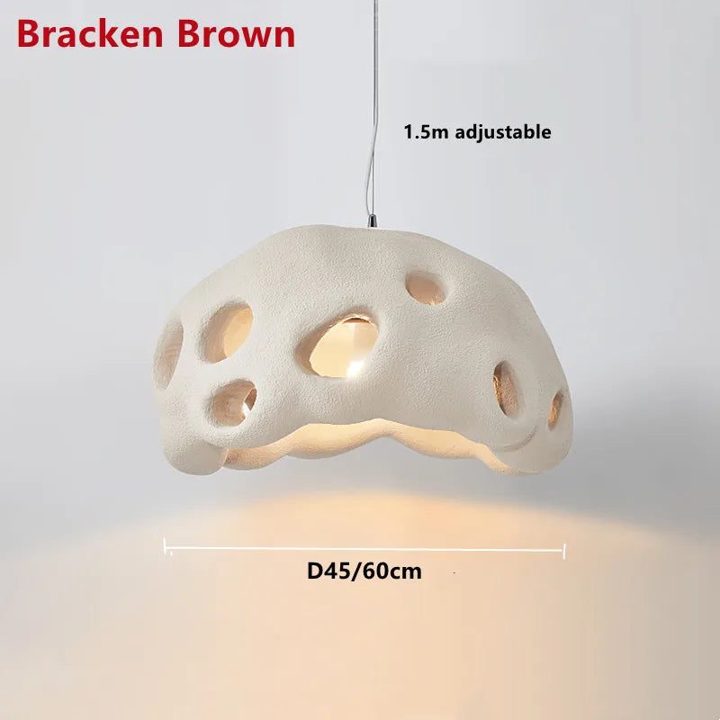 suspension design nordique wabi-sabi pour café et restaurant