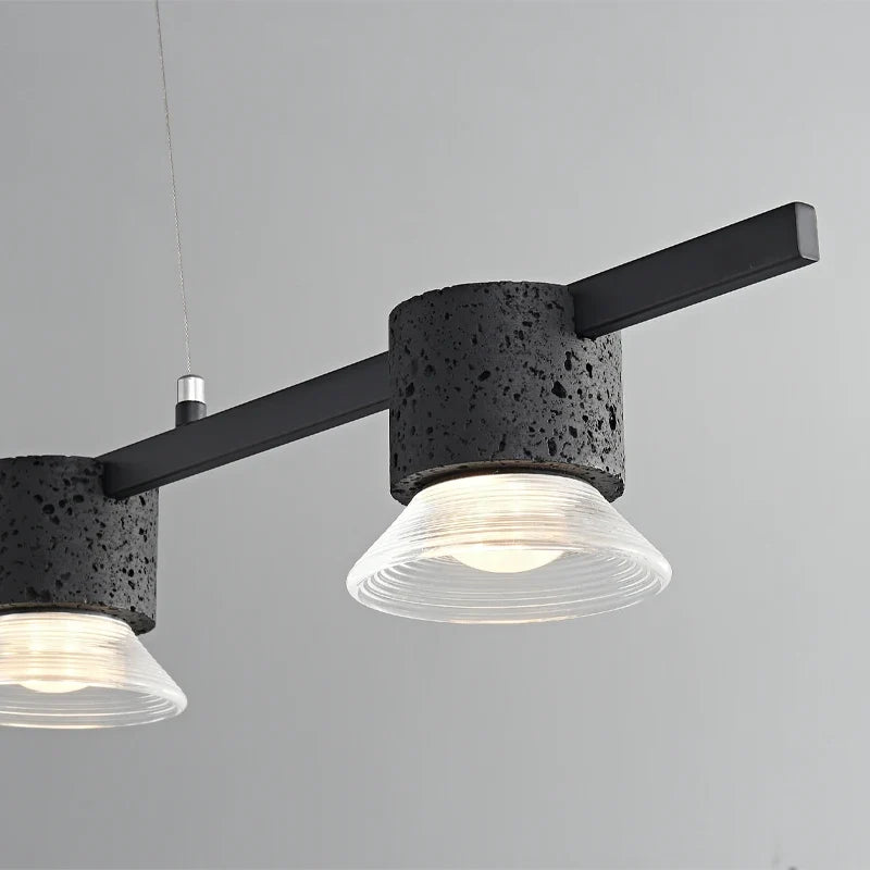 suspension minimaliste moderne en pierre acrylique personnalisée