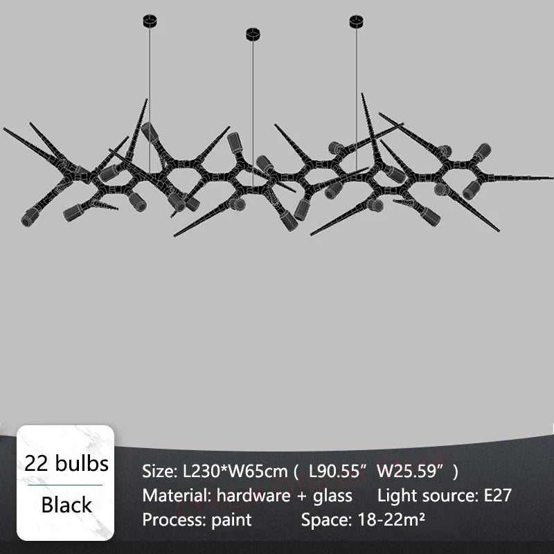lustre led postmoderne roman de luxe pour hôtel