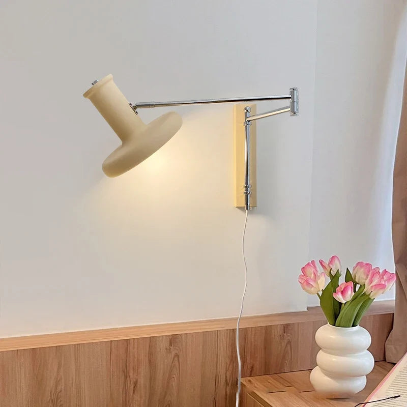 applique murale led créative à bras long pour intérieur