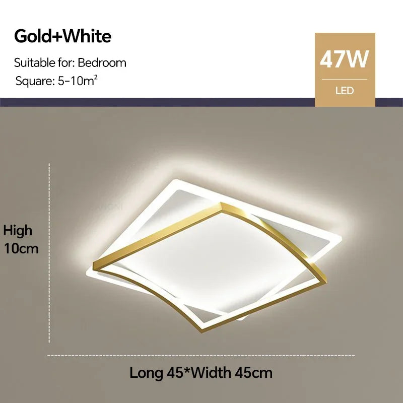 lustre moderne à leds pour intérieur de maison