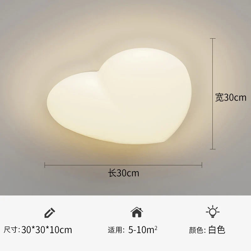 applique murale led moderne en forme de lune décorative et créative