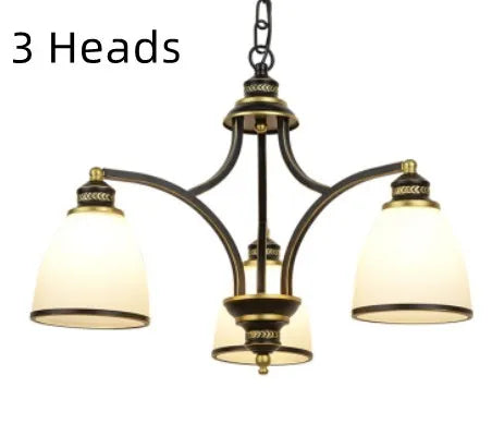 lustre rétro pour une ambiance campagnarde chaleureuse