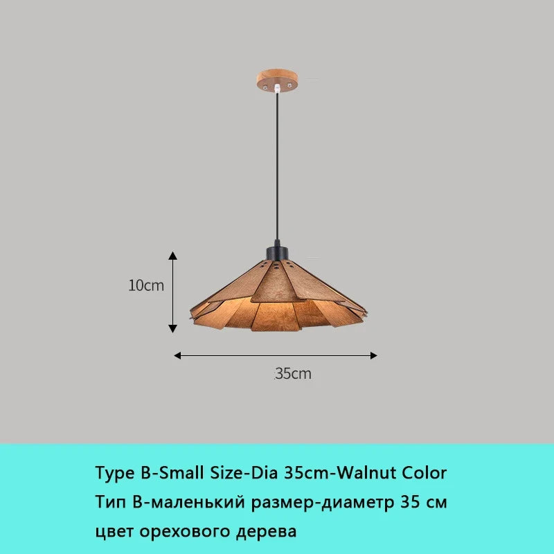 lampe suspendue led bois style wabi-sabi intérieur diy 2022