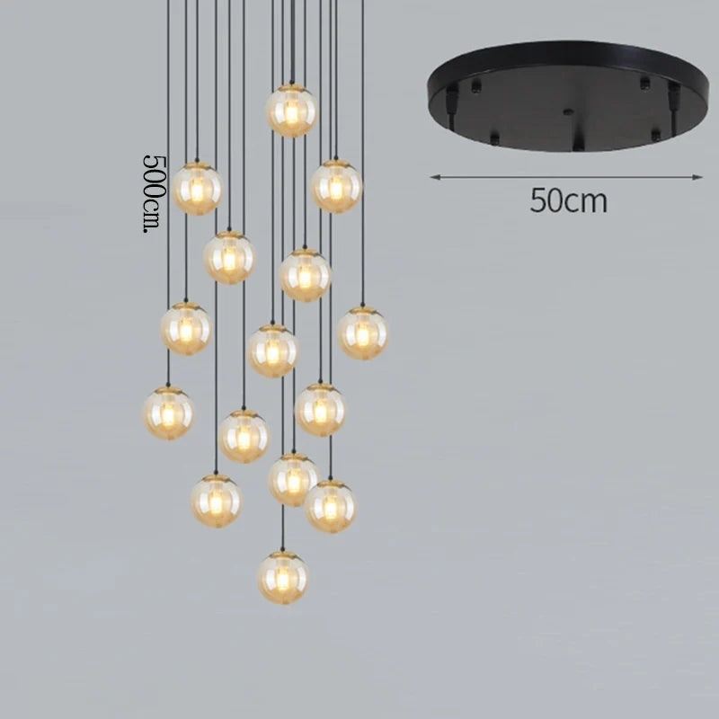 Nordique décor à la maison salle à manger suspension lumières éclairage intérieur plafonnier suspension lustre lampes pour salon
