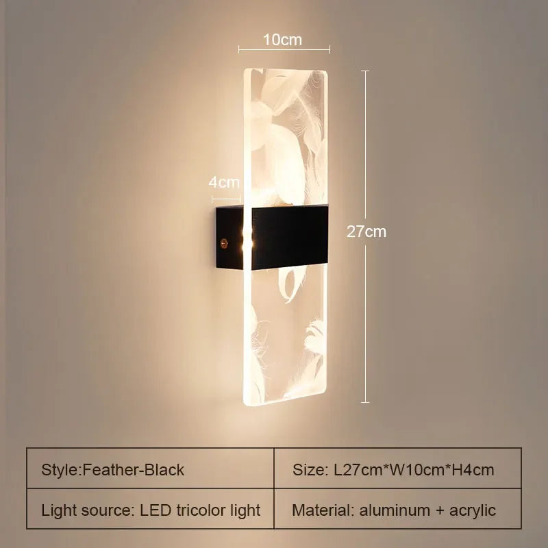 Applique murale LED moderne