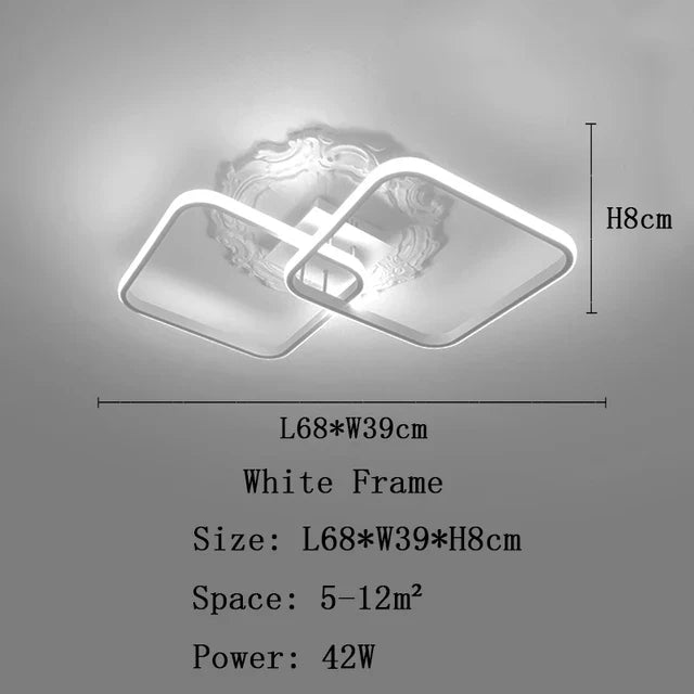 lustre led moderne pour allée couloir et intérieur