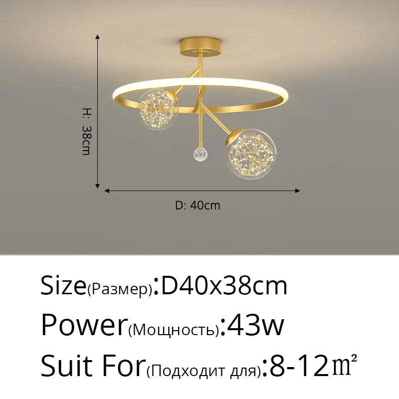 lustre nordique design pour éclairage intérieur moderne élégant