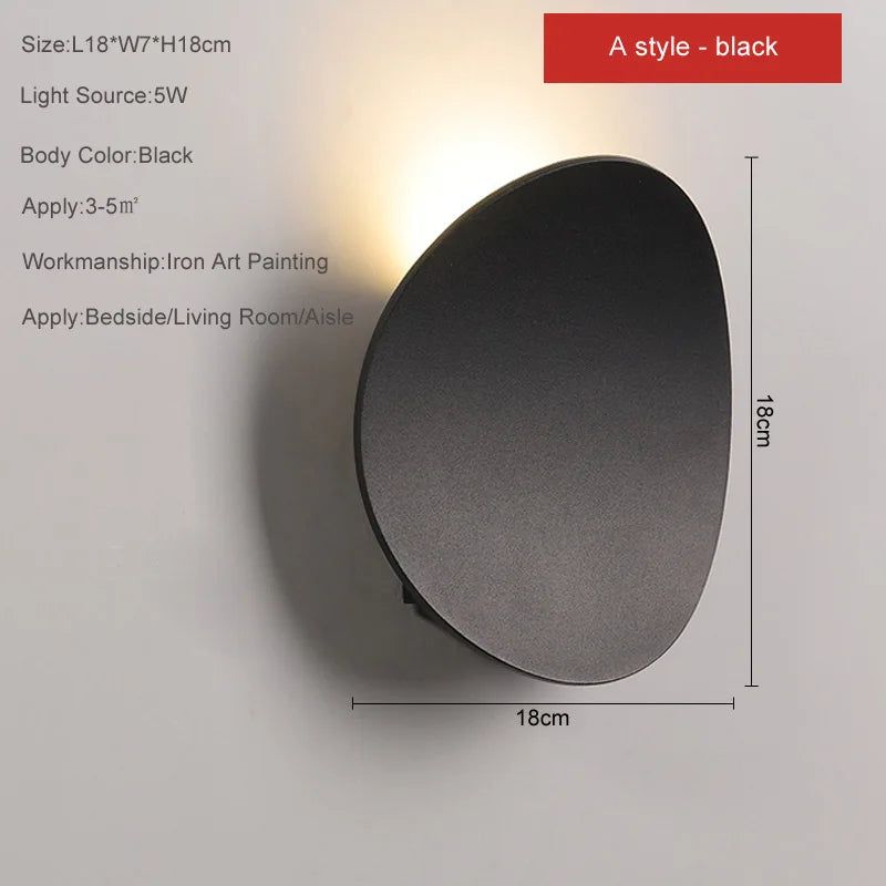 applique murale led moderne pour décoration intérieure