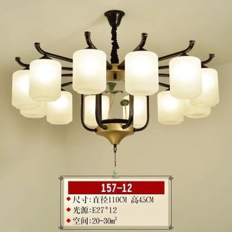 lustre rétro chinois pour un éclairage élégant et chaleureux