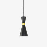 Suspension moderne LED en forme d'horloge métallique Gadea