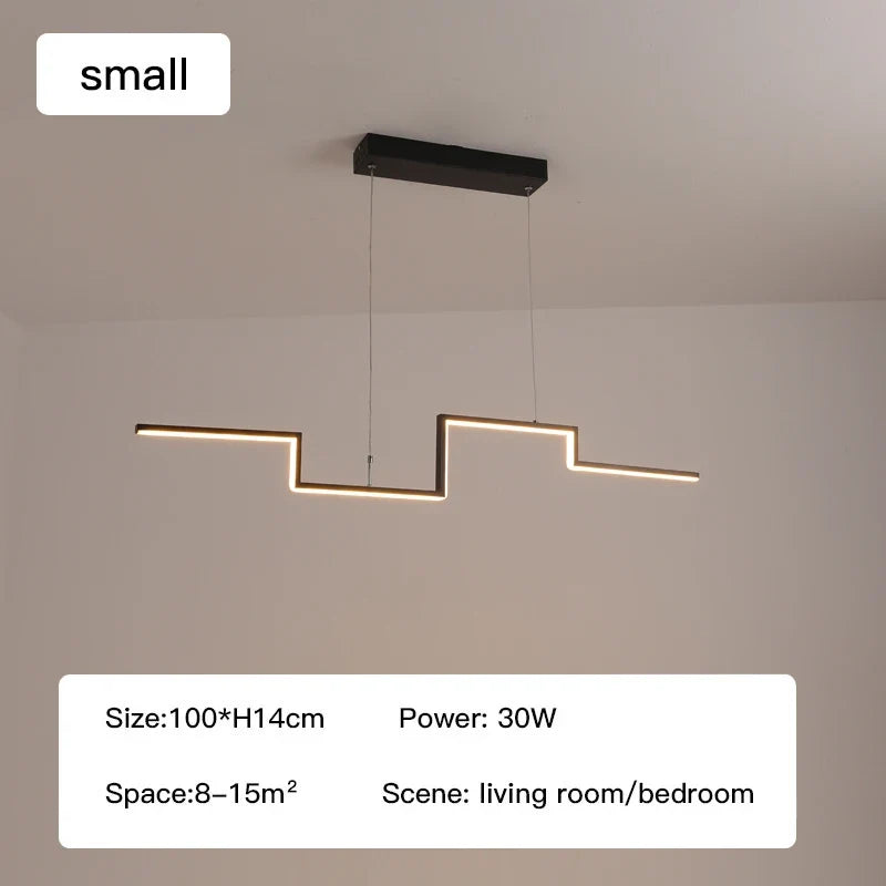 suspension led moderne design artistique pour intérieur