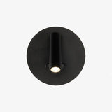 Applique murale à spot LED cylindrique orientable et interrupteur