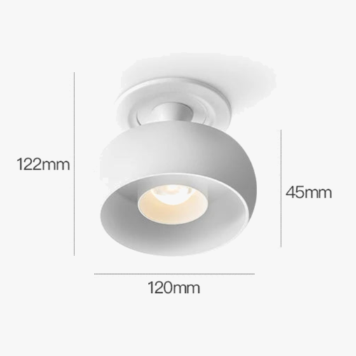 Spot style Abat-jour moderne Simple noir/blanc