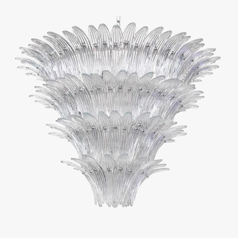 AiPaiTe français Vintage Murano verre LED lustre pour salon escalier Villa hôtel hall en forme de palmier lustre en verre