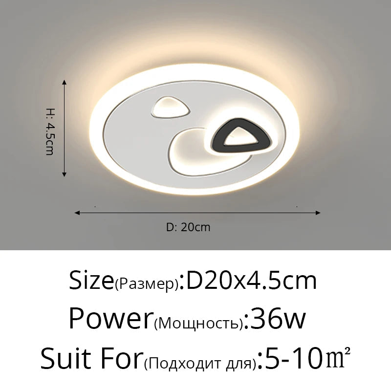 allée nordique led lumières de luxe personnalité créative