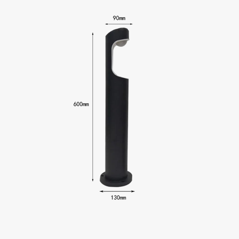 Aluminium Led extérieur pelouse lampe borne lumineuse extérieure étanche voie jardin lampe prairie paysage pelouse lumière AC110V 220V