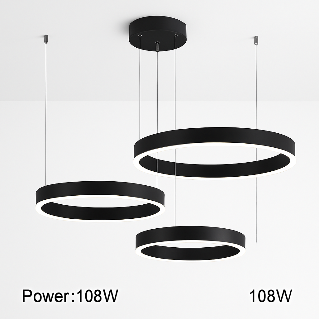 Anneau nordique suspension LED lampe réglable pour salle à manger salon Table centrale cuisine lustre décor à la maison lustres luminaire