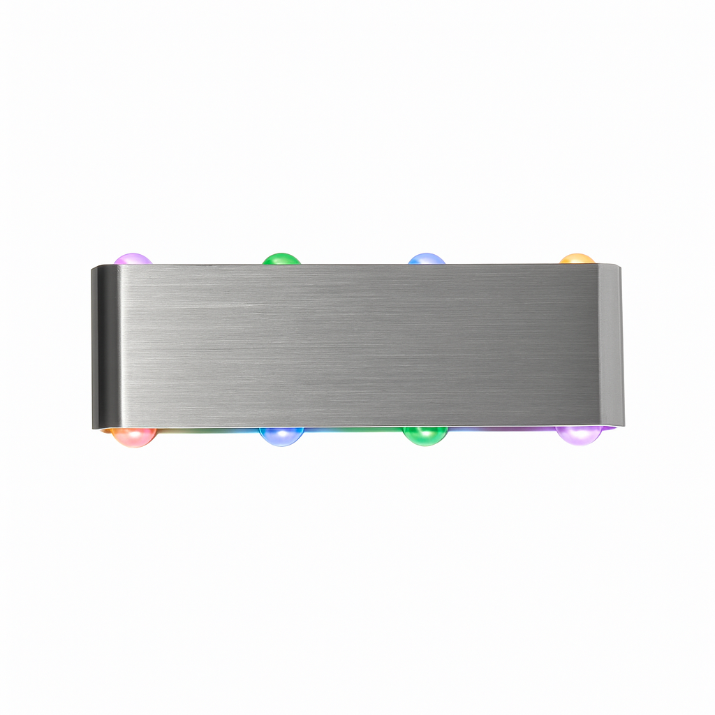 Applique chromé avec LED de couleur Sconce