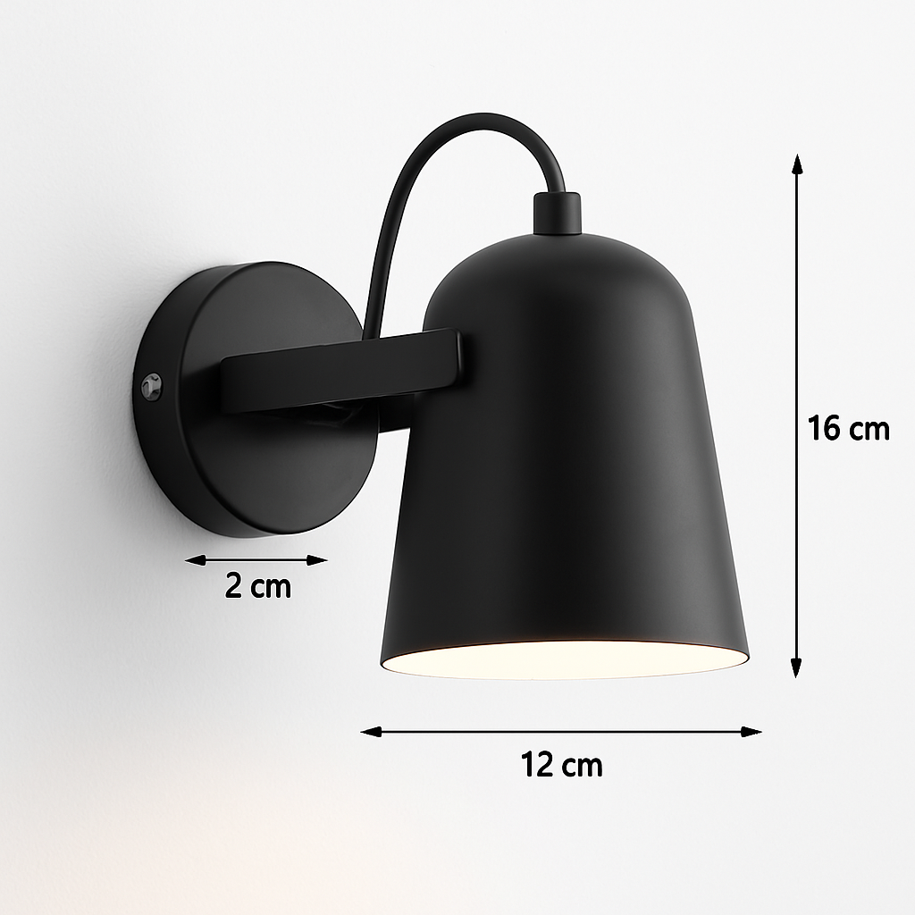 applique de chevet murale led nordique réglable