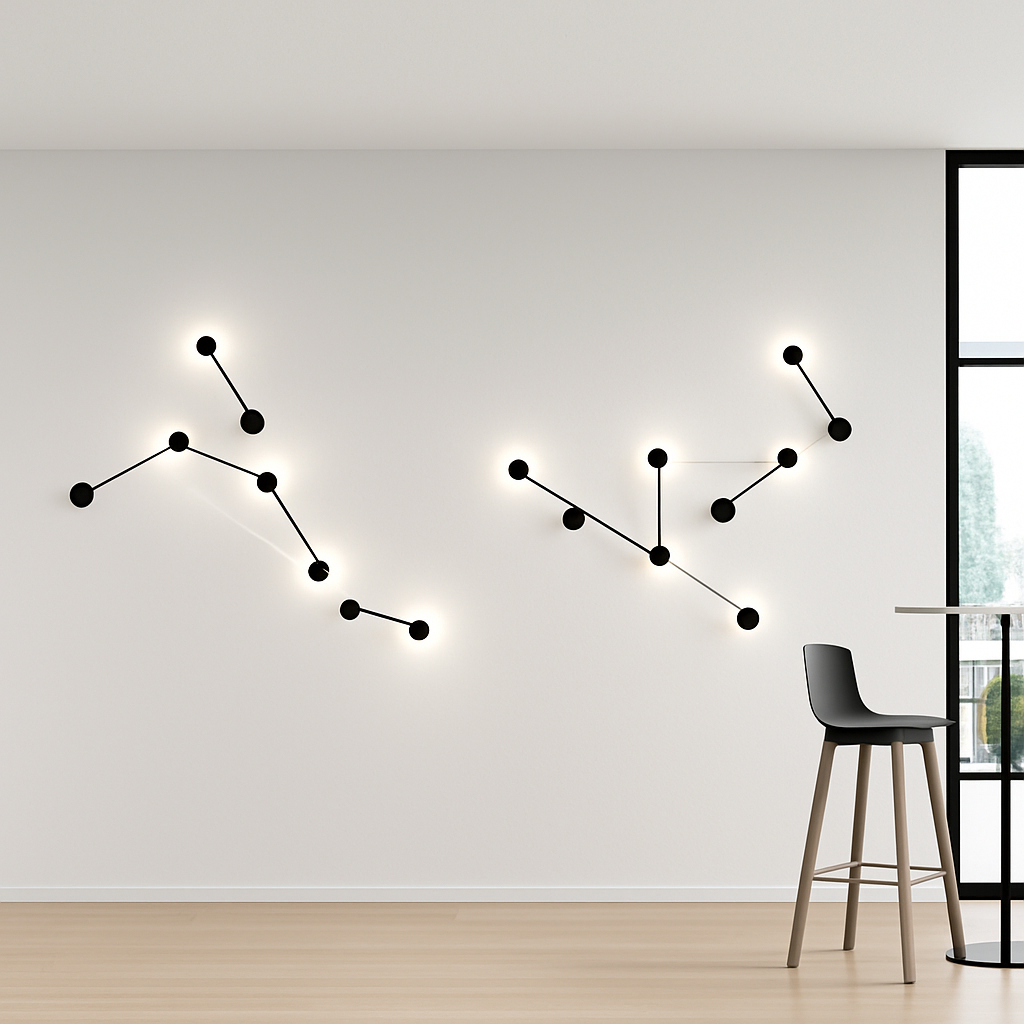 Applique design artistique à LED Dots