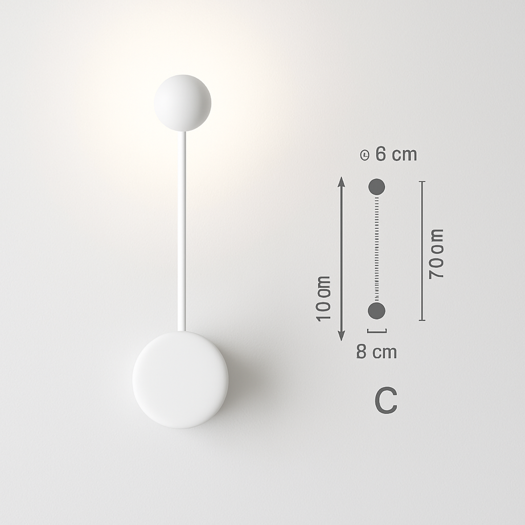 Applique design à LED ajustable Foyer
