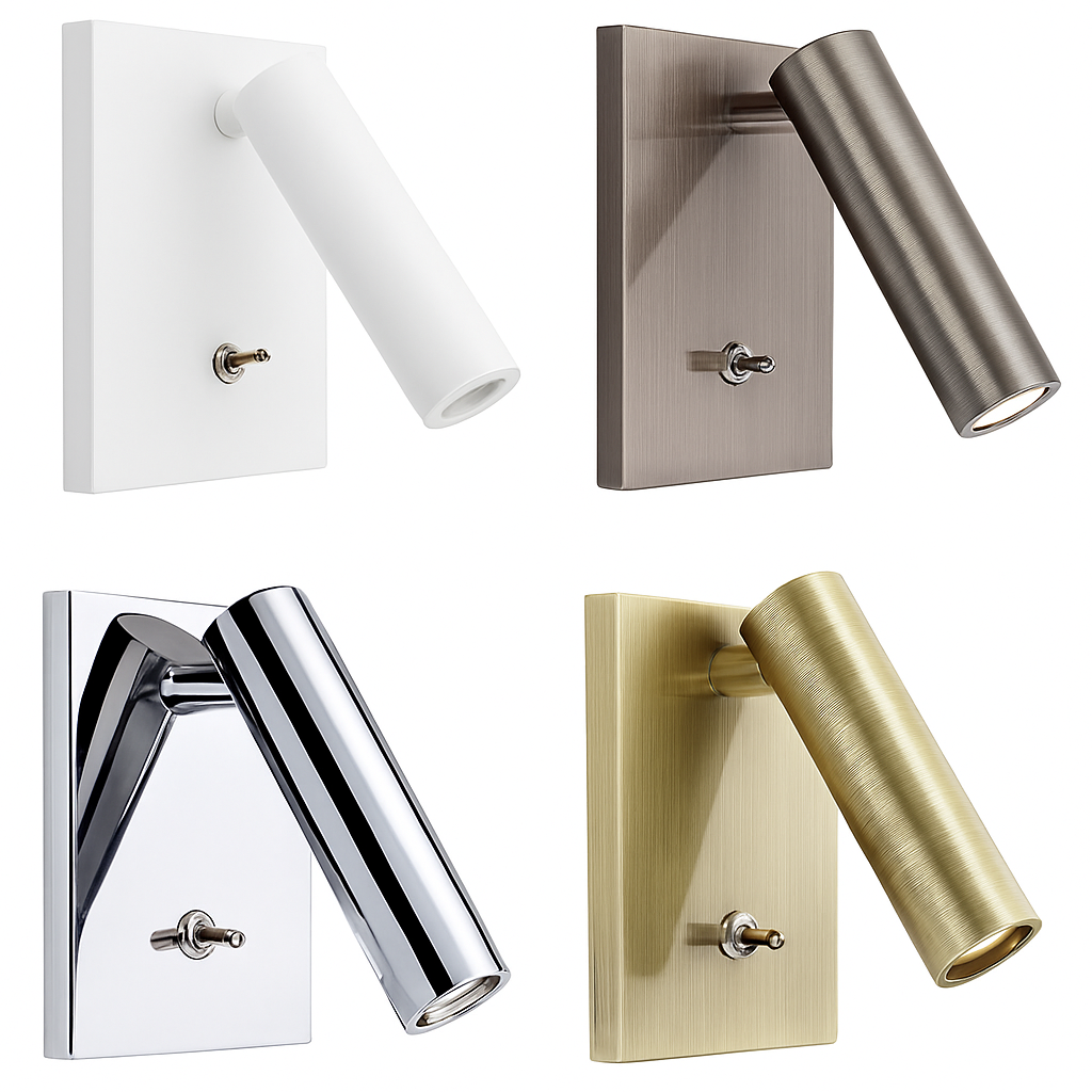 Applique Encastrable Lumières 3W LED Commuté Décoration Murale Lit Tête De Lit Lampes de Lecture Hôtel Chevet Décor Idée Lampara