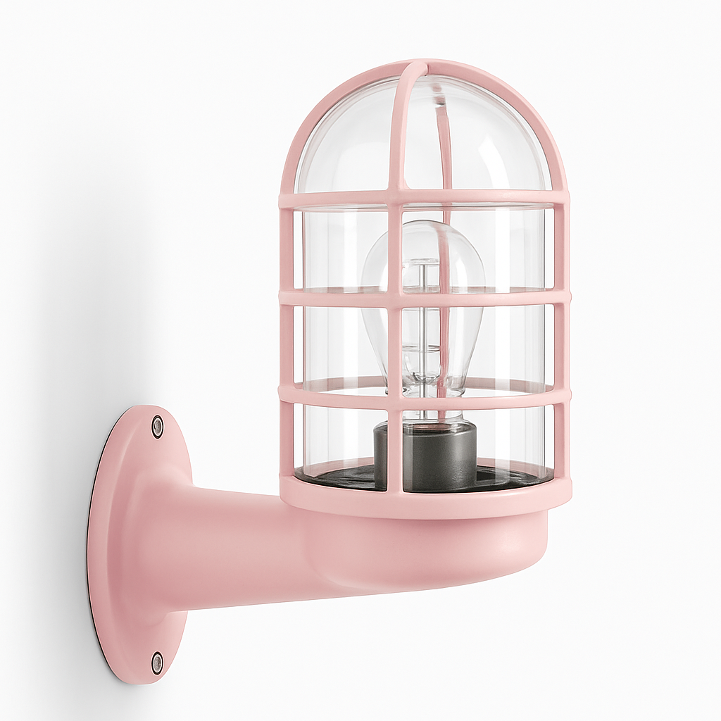 Applique extérieur LED de couleur à cages cylindriques
