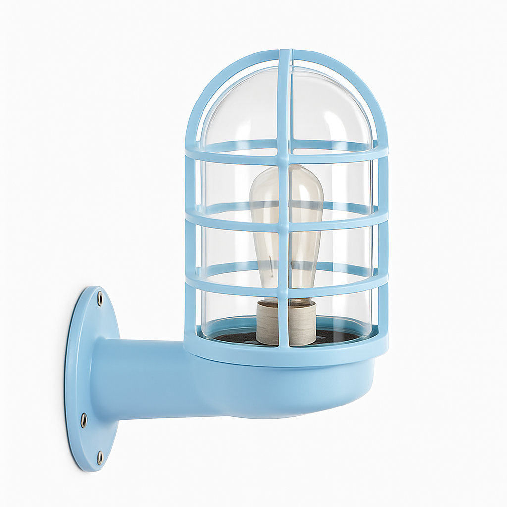 Applique extérieur LED de couleur à cages cylindriques