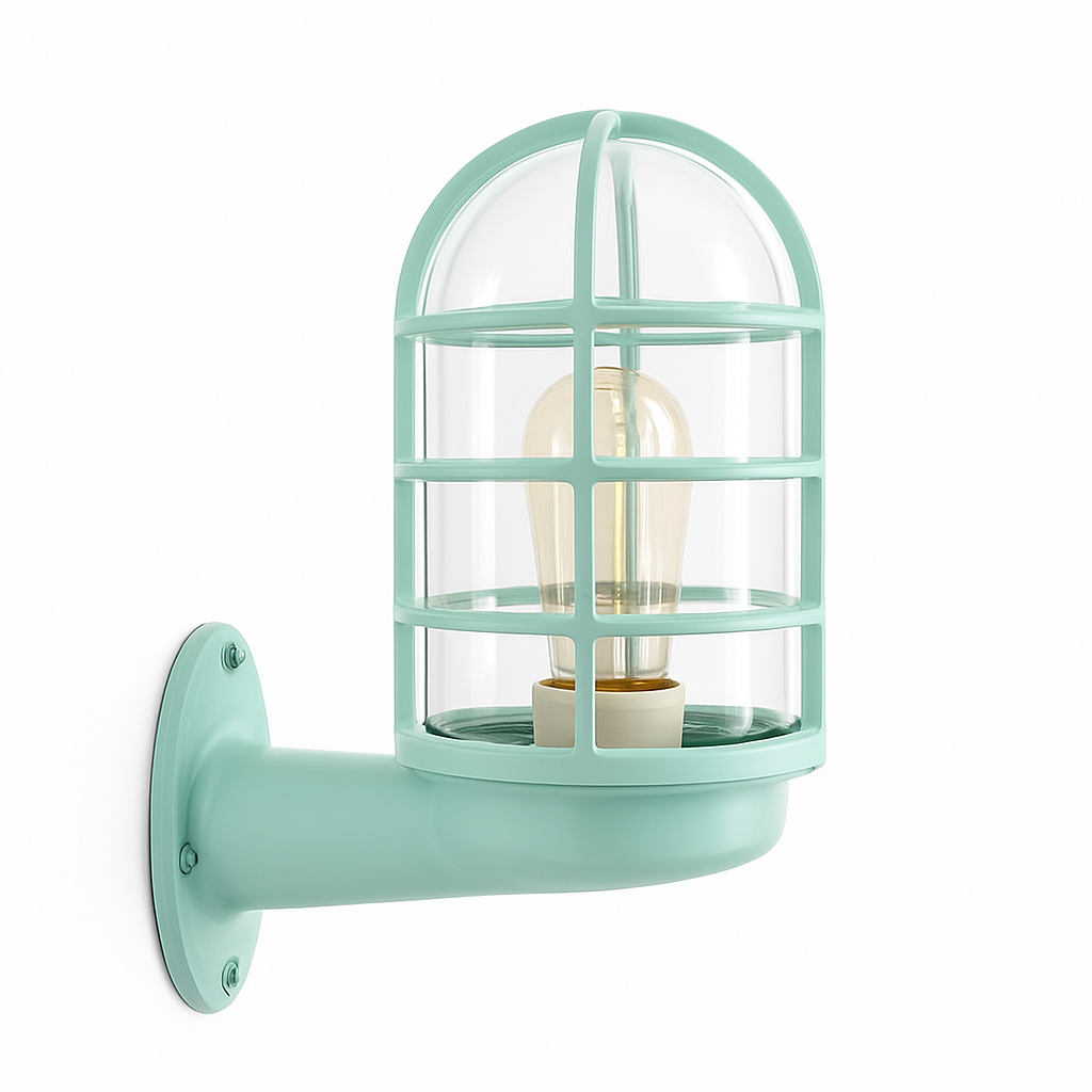 Applique extérieur LED de couleur à cages cylindriques