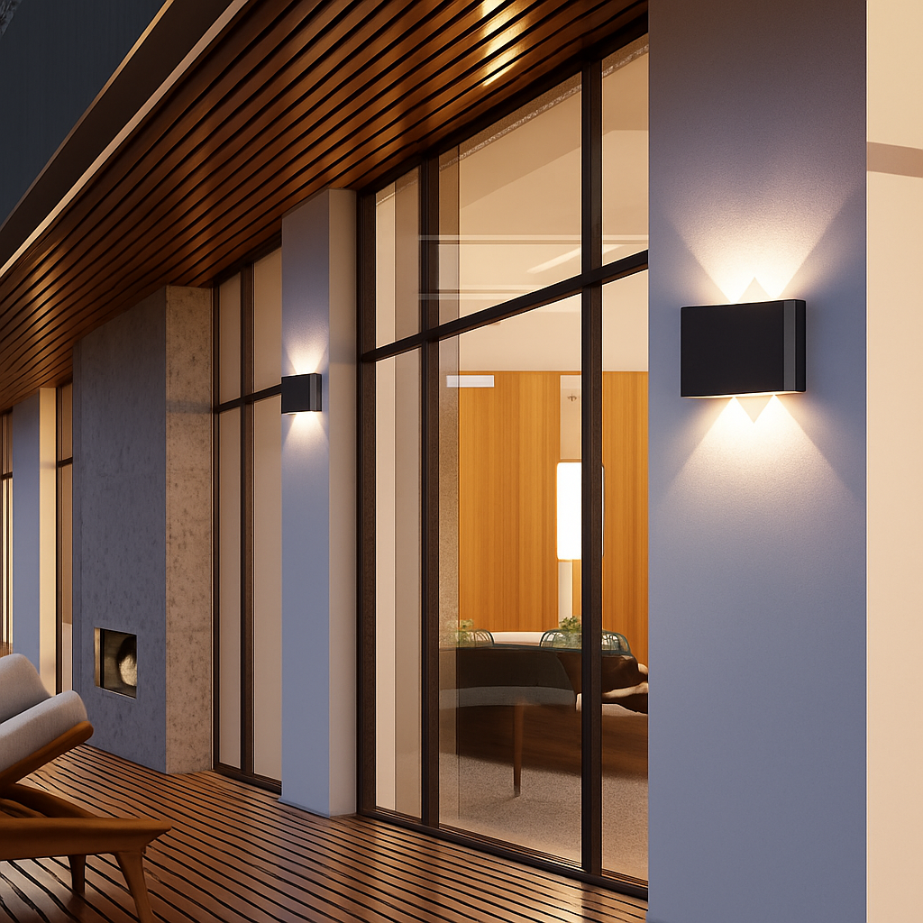 Applique extérieur LED Porch (noir ou blanc)