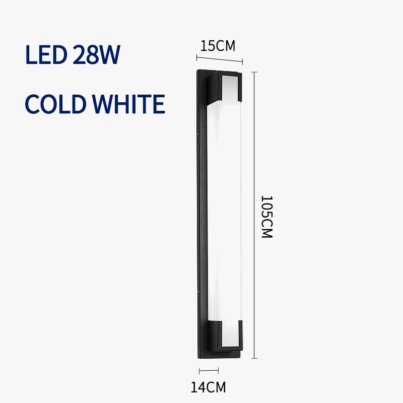 Applique extérieure LED IP65 mur extérieur porche balcon inox Garage lumière jardin terrasse cour éclairage étanche