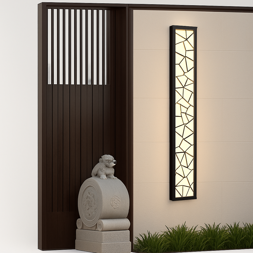 Applique extérieure étanche LED grande applique IP65 en aluminium lumière jardin Villa porche applique lumière 110V 220V applique Luminaire