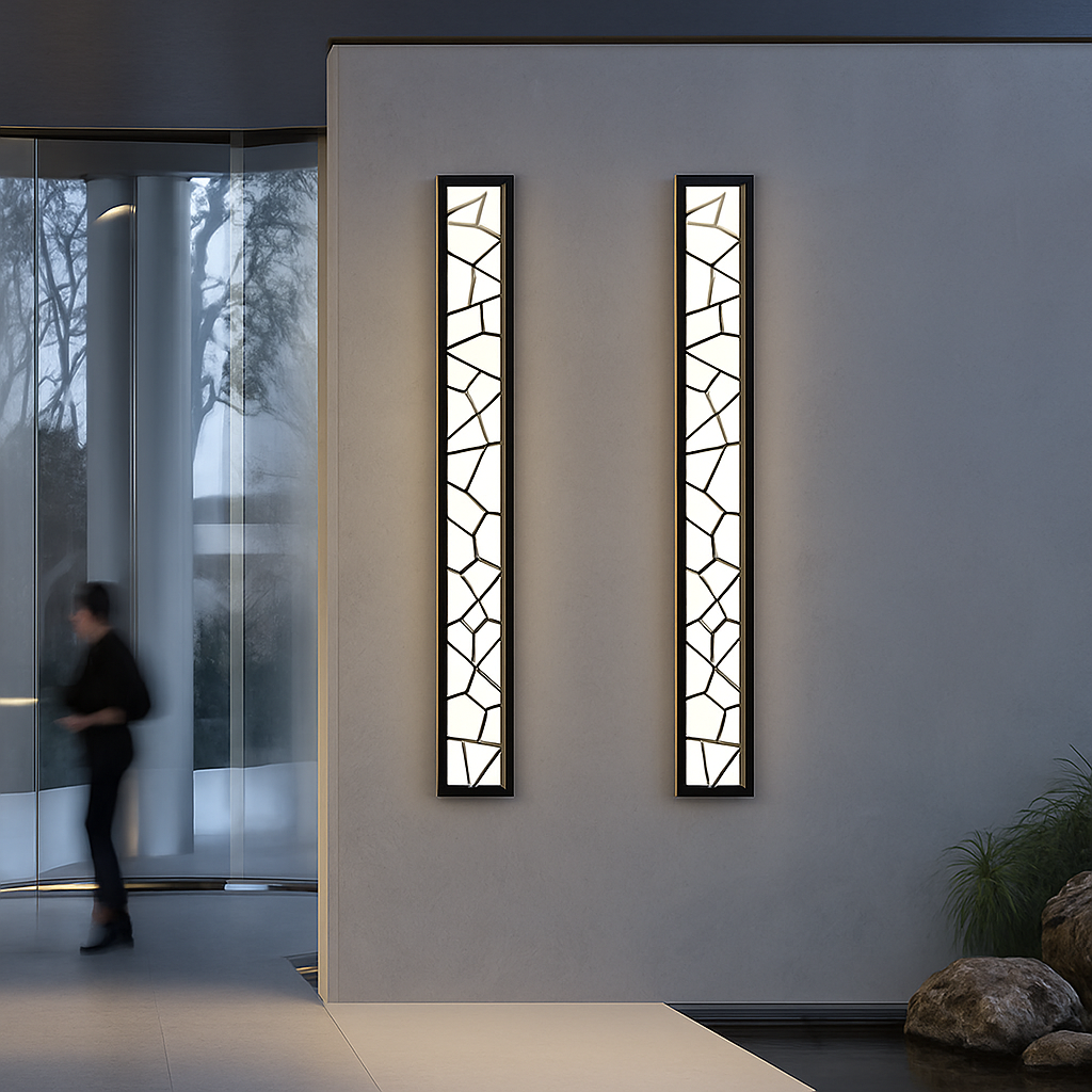 Applique extérieure étanche LED grande applique IP65 en aluminium lumière jardin Villa porche applique lumière 110V 220V applique Luminaire