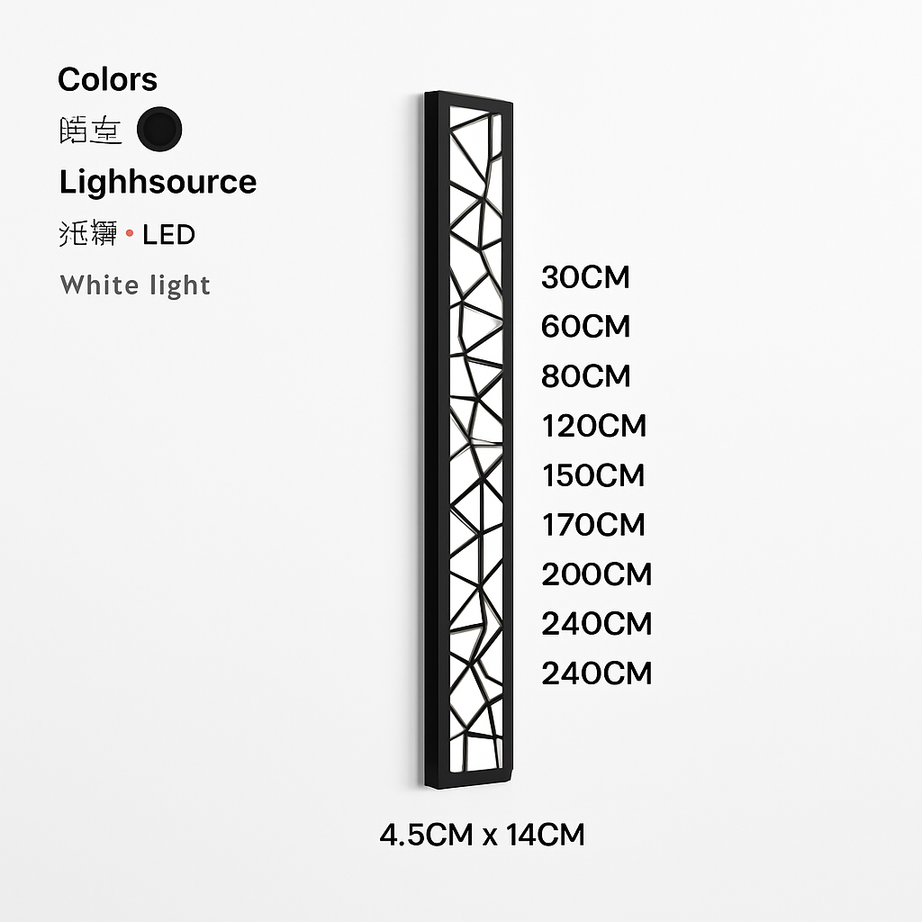 Applique extérieure étanche LED grande applique IP65 en aluminium lumière jardin Villa porche applique lumière 110V 220V applique Luminaire