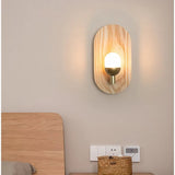 applique led bois bande décorative nordique maison