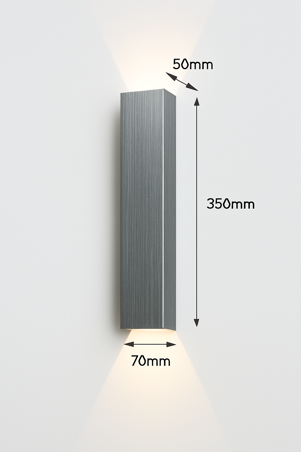 applique LED intérieure moderne en aluminium éclairage à la maison appliques chambre salon allée couloir décoration applique murale LED lumière